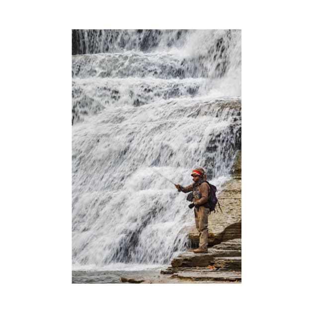 Fly Fishing at the Falls by jforno