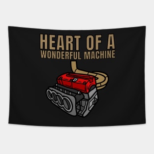 Heart of a wonderful machine Tapestry