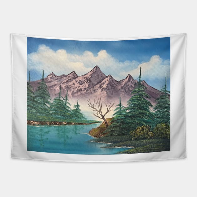 Mountain range tapestry online