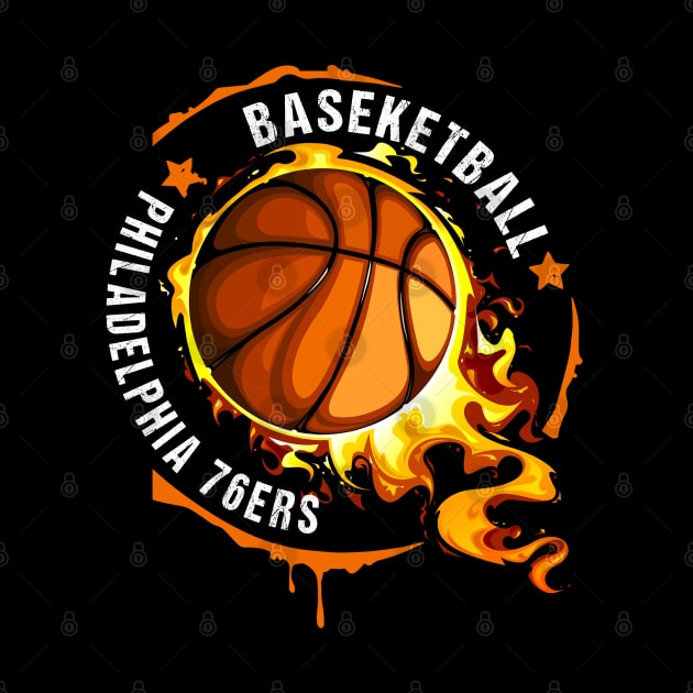 Graphic Basketball Name Philadelphia Classic Styles Team by Frozen Jack monster