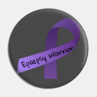 Epilepsy Warrior Pin