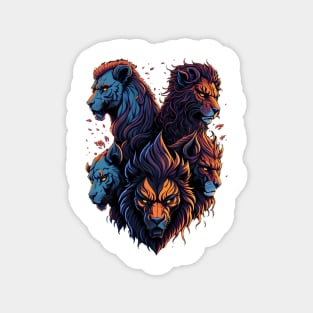 Lions T-shirt Magnet