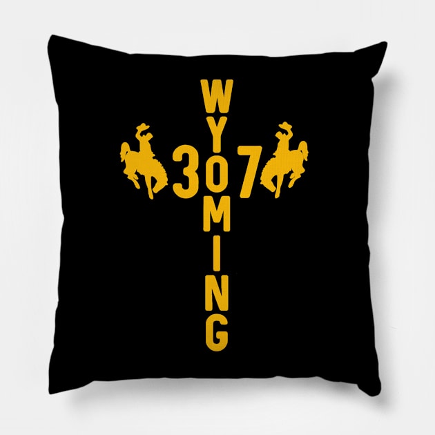 Wyoming 307 Pillow by Madrok