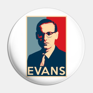 Bill Evans Hope Poster - Sizes of Jazz History Pin