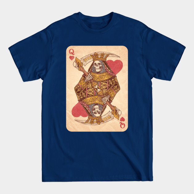 Discover Deadly Queen (Color) - Playing Cards - T-Shirt