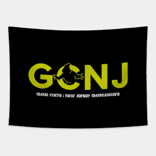 GCNJ yellow graphic Tapestry