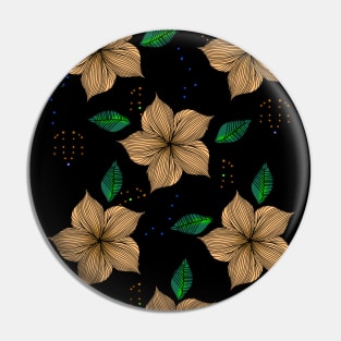 Floral Pattern 1 Pin