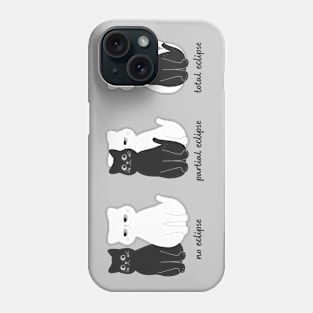 Phases of the Cat Eclipse Phone Case