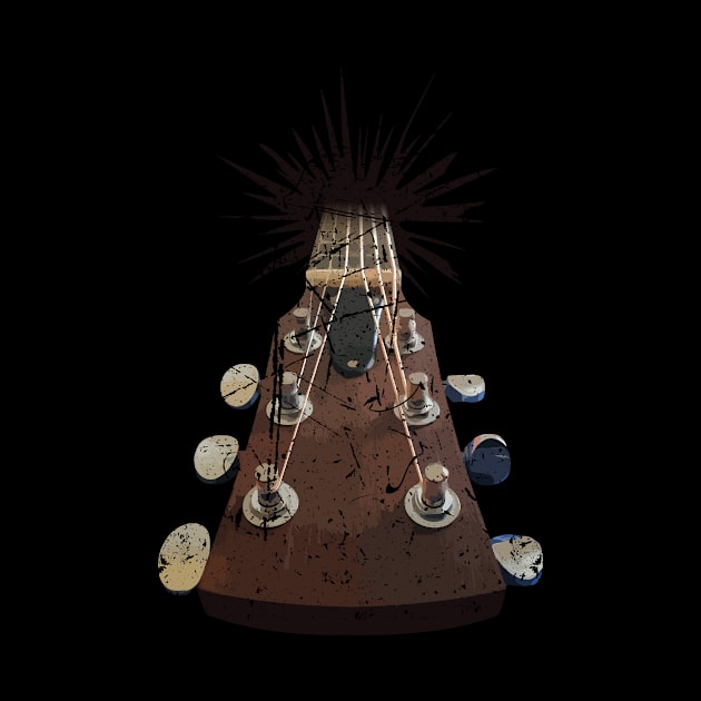 Vintage Guitar Rock and Roll Music Player by Luxara