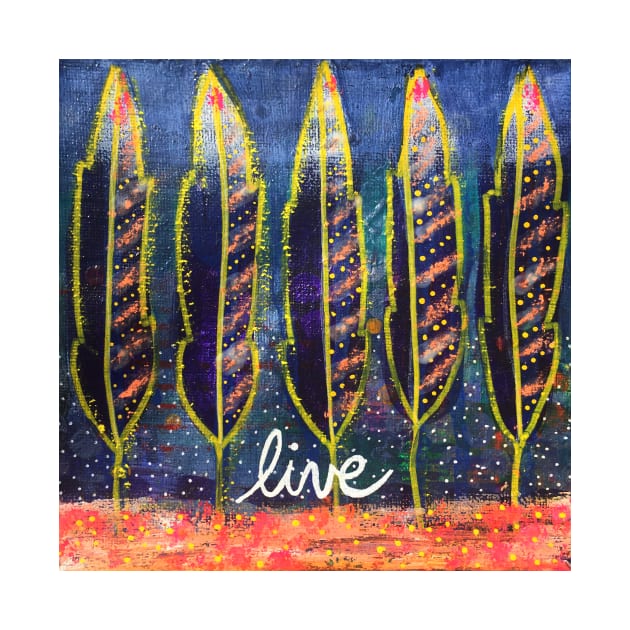 Live (Free): Inner Power Painting by mellierosetest