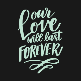 love couple lettering T-Shirt