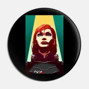 Commander Jane Shepard Pin