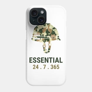 Essential 24.7.365 ( Camo Helmet ) Phone Case