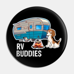 Beagles Dog Rv Buddies Pet Lovers Funny Camping Camper Pin