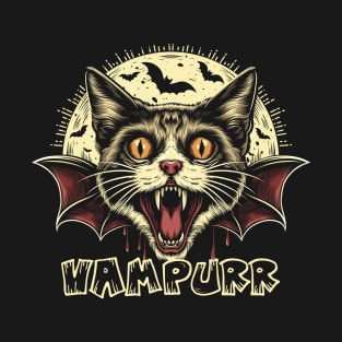 The Vampurr Cat Horror T-Shirt