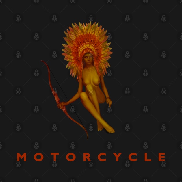 Vintage motorcycle poster design by MotorManiac by MotorManiac