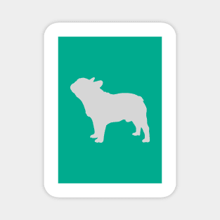 French Bulldog Coloured Silhouette Magnet