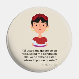 Frida Kahlo Pin