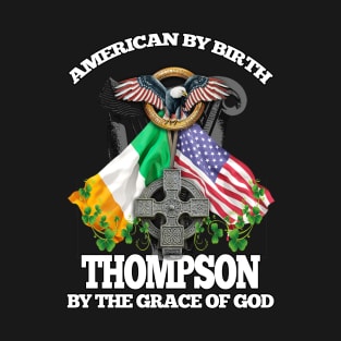 THOMPSON Family Name Irish American T-Shirt