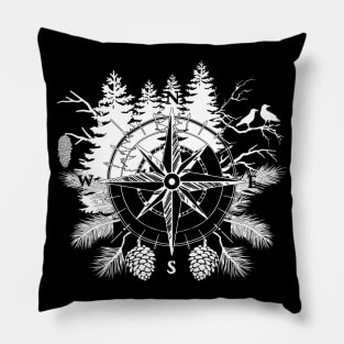 Forest Compass Pillow