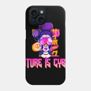 Cyberpunk Future Is Here 2020 2077 Phone Case