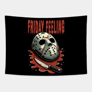 Friday Feeling - Vintage Friday 13th Design Tapestry