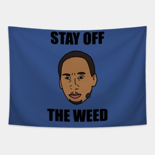 Stephen A Smith "Stay Off The Weed" Tapestry