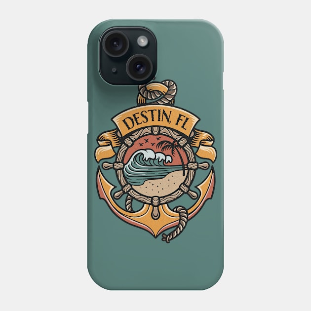 Destin Florida Beaches Boating Fishing Sailing Phone Case by Sassee Designs