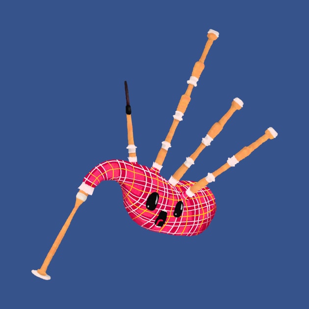 Bagpipes (red) by Surplusweird