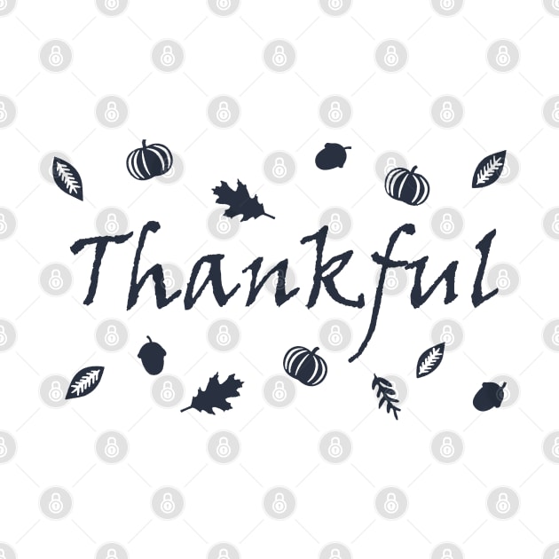 Thankful Happy Thanksgiving Day Inspirational Motivational Typography Quote by ebayson74@gmail.com