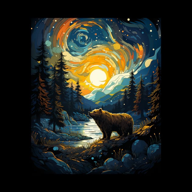 Sun Valley Idaho Bear Starry Night by Spit in my face PODCAST