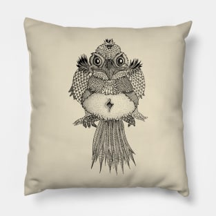 Nighttime Bird Pillow