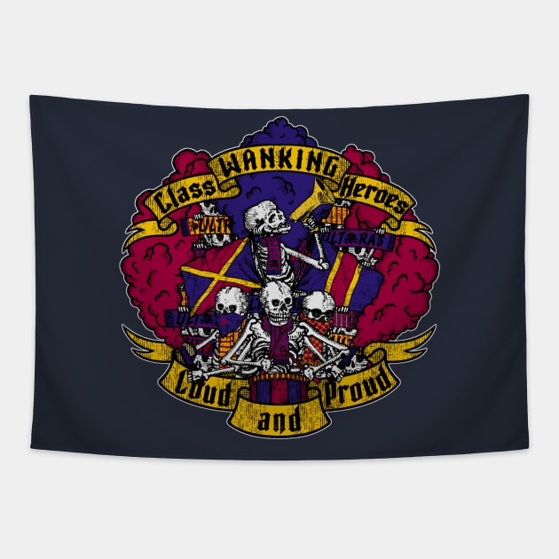 LOUD AND PROUD! (blaugrana edition) ULTRAS Tapestry by boozecruisecrew