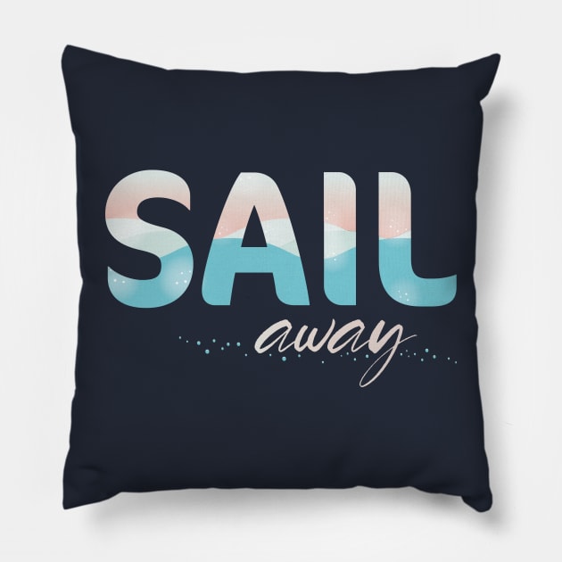 Sail Away Pillow by MisTral