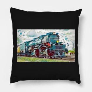 Union Pacific Big Boy 4014 Steam Train Pillow