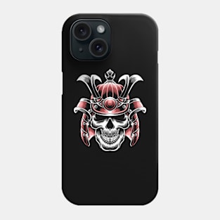 Artwork Illustration Skull Samurai Phone Case