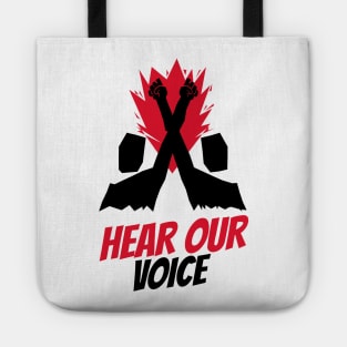 Hear Our Voice / Black Lives Matter / Equality For All Tote