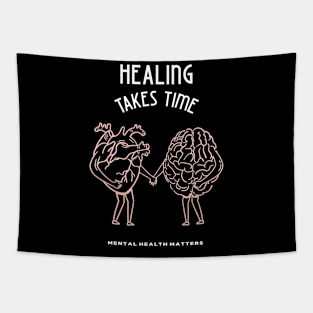 Healing Takes Time - Heart & Brain Tapestry