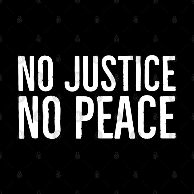 No Justice No Peace, Black Lives Matter, Protest by UrbanLifeApparel