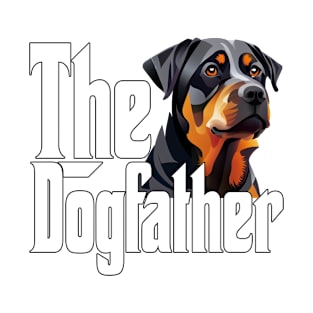 Rottweiler Dog Dad Dogfather Dogs Daddy Father Rottie T-Shirt