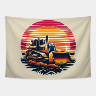 Bulldozer Tapestry