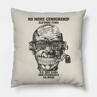 No More Censorship Defense Fund 1985 Pillow