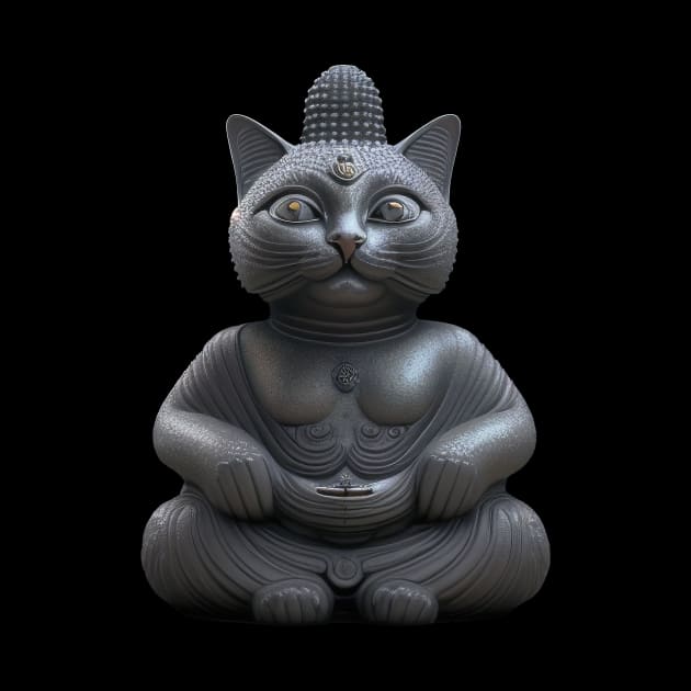 Buddha cat surprised by norteco