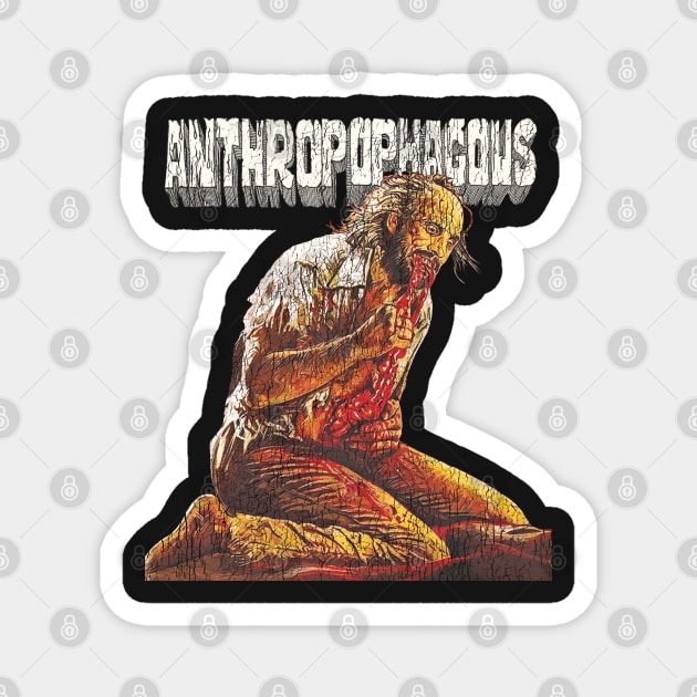 Antropophagus - 80s Cult Classic Horror Magnet by darklordpug