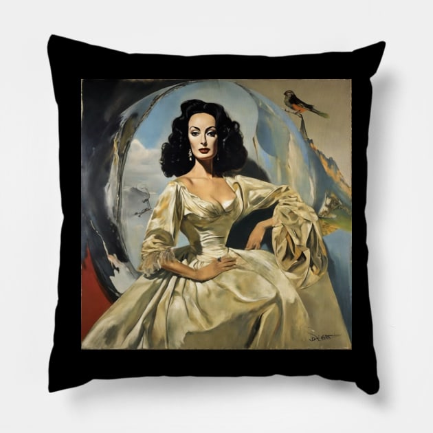 Maria Felix by Dali Pillow by adanqz