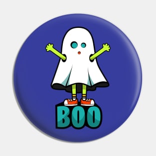 Zombie Kid Boo Pin