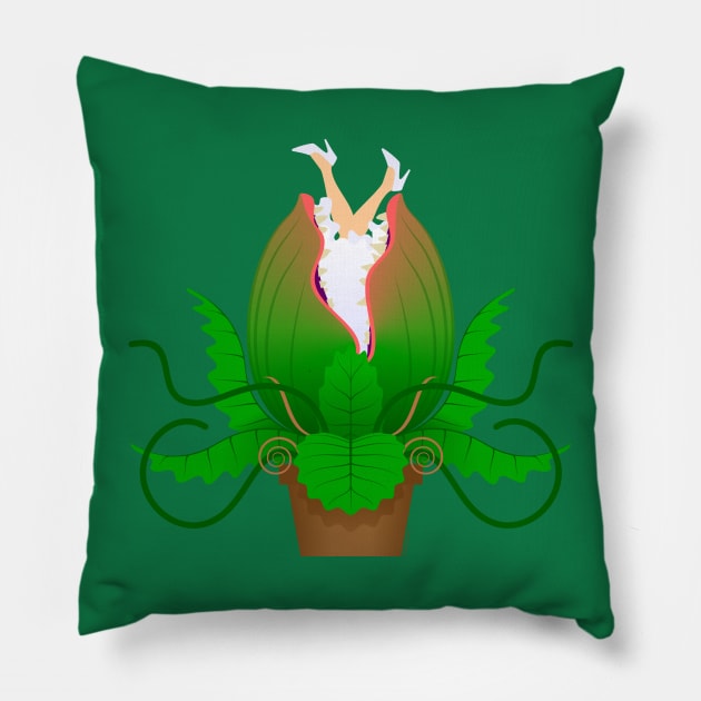 Audrey II Pillow by tuditees