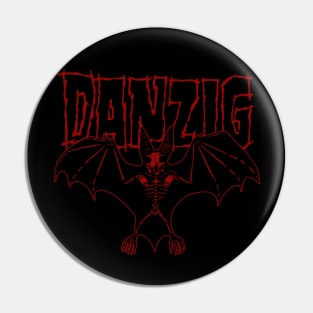 Classic Horror Punk Danzig Pin