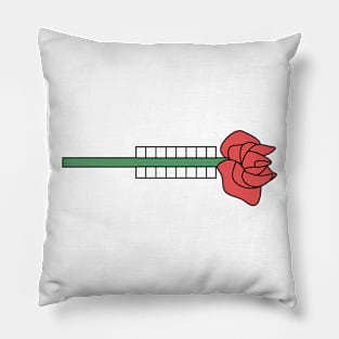 Rose in Mouth Pillow