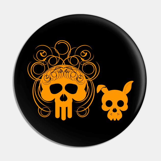 Halloween mom and dog Pin by vjvgraphiks